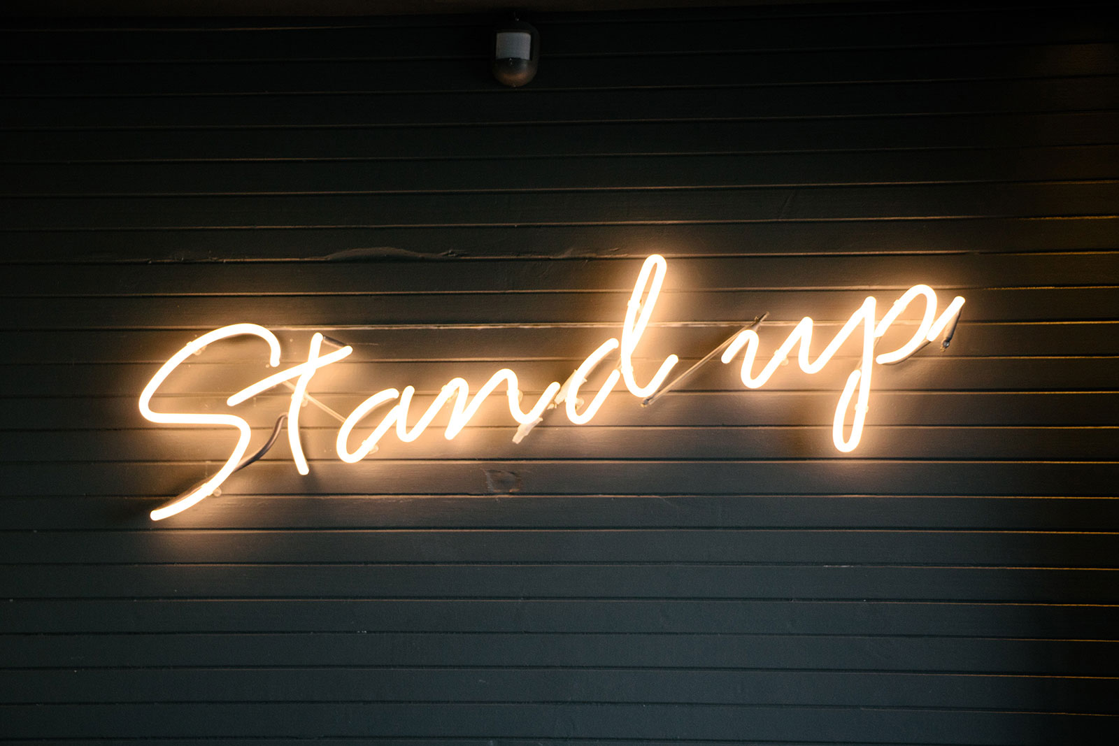 Stand up sign